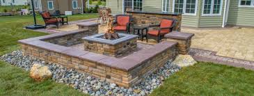 Cast Stone Wall Square Fire Pit Kit