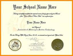 High School Graduation Certificate Beautiful Free Printable Diploma