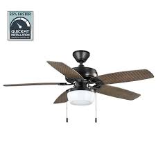 downrod ceiling fan with light kit