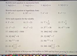 Solved Rewrite Each Equation In