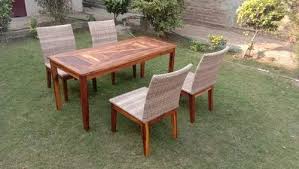 Outdoor Wooden Cane Furniture