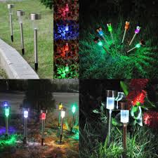 color changing outdoor garden led solar