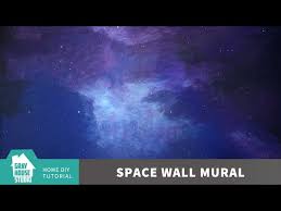 How To Paint A Space Wall Mural Diy