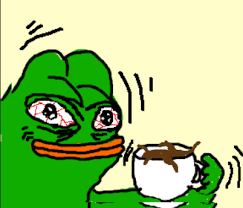 no talkie until coffee 3 pepe the