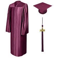 Maroon Graduation Gown Meaning gambar png