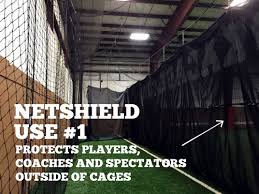 heavy duty batting cage impact mesh