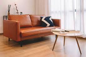 brown leather furniture
