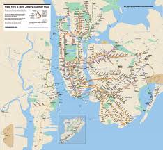 new york new jersey subway map