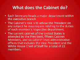 the cabinet powerpoint presentation