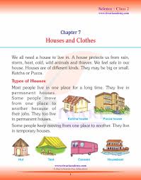cl 2 science chapter 7 houses