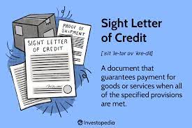 sight letter of credit definition how