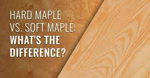 hard maple vs soft maple what s the