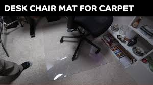 heavy duty desk chair mat for carpet