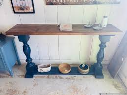 Rustic Farmhouse Entryway Table With