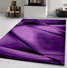 Lila teppich test die preiswertesten lila teppiche im überblick. Designer Teppich Kurzflor Wohnzimmerteppich Linien Wellen Gemustert Lila Ebay