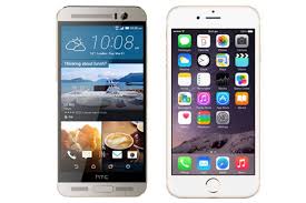htc one m9 vs apple iphone 6 comparison