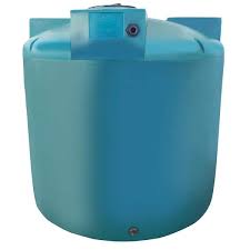 Green Vertical Water Storage Tank
