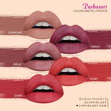 purbasari color matte lipstick lippie