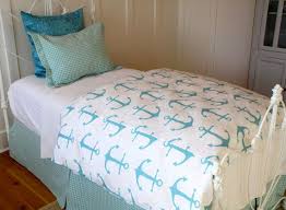 cute anchor twin 4pc bedding set