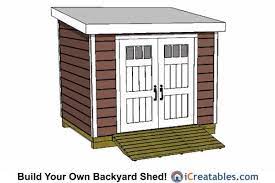 8x10 Lean To Shed Plans Diy Shed
