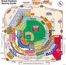 busch stadium seat map st louis