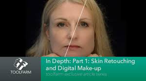 in depth skin retouching and digital