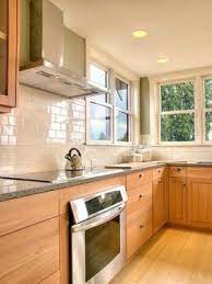 Kitchen backsplash ideas with maple cabinets. Crown Hill Remodel Maple Kitchen Cabinets Kitchen Renovation Country Kitchen Tile Backsplash