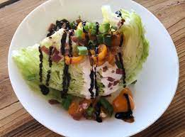 easy healthy wedge salad with balsamic