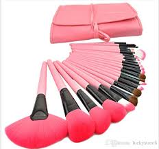 professional makeup brushes cosmetic brush kit tools with wooden wood handle synthetic hair makeup kits dhl free ship organic makeup beauty s from
