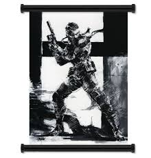 Metal Gear Solid Game Fabric Poster