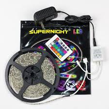 Supernight Tm 5m 16 4 Ft Smd 3528 Rgb 300 Led Color Changing Kit With Flexible Strip Light 2 Flexible Led Strip Lights Color Changing Led Color Changing Lamp