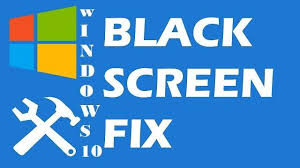 fix black screen problem in windows 10