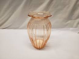 Vintage Pink Adam Depression Glass Vase