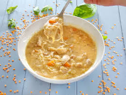 slow cooker en and red lentil soup
