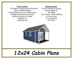 Cabin Plans 12x24 Pdf