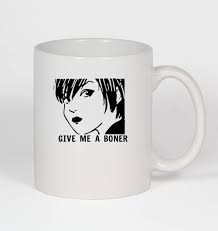 Amazon.com: Knick Knack Gifts Give Me A Boner Anime D - 11oz Ceramic White  Coffee Mug : Home & Kitchen