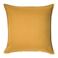 gurli cushion cover golden yellow