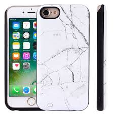 You've still got a visible wire, and you still have to put your phone in the right place. Techvibe Iphone 8 Iphone 7 Iphone 6 Battery Case Marble Series 3000mah Ultra Slim Extended Battery Backup Charging Case Charger Pack Power On Onbuy