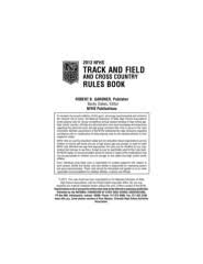 nfhs track field rules book