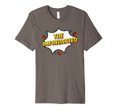Amazon.com: The Impregnated T-shirt Retro Comic Pregnancy Announcement :  Clothing, Shoes & Jewelry