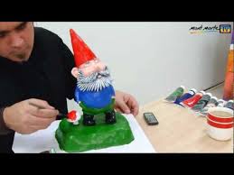 Garden Gnome Using Air Hardening Clay