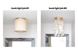 diy flush mount lighting 2 ways to