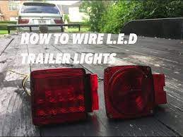 how to wire led trailer lights you