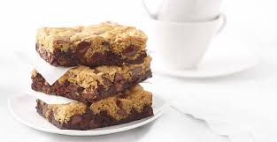 duo cookie brownie bars