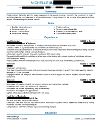 There's no such thing as a perfect resume. Bartender S Resume Any Critiques Are Appreciated Resumes