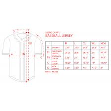 Baseball Jersey Measurements Kasa Immo