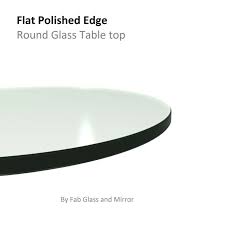24 clear round glass table tops 24