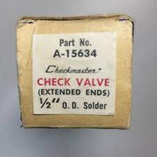NEW STREAMLINE Brass Check Valves, 1/2" O.D. SOLDER A-15634 | eBay