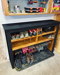 how to build a diy boot rack tree