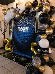 What is the main reason folks choose balloons to decorate their events? Pin By Abigail Perry On Party Set Up Decor Birthday Party Balloon Birthday Balloon Decorations Birthday Party Decorations